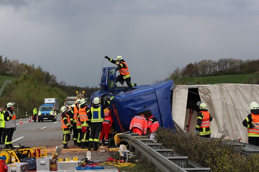 Unfall auf der A 38