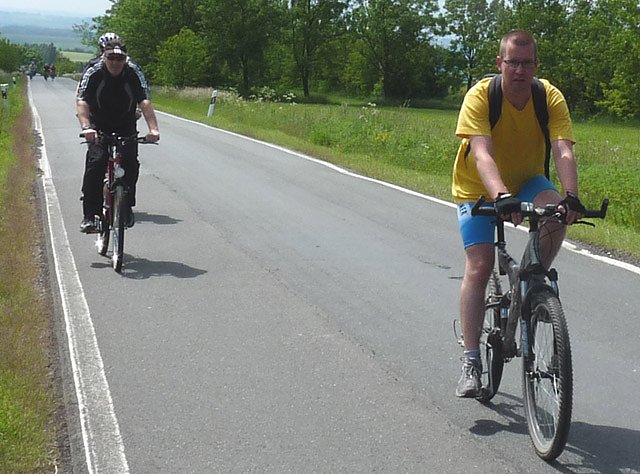 Wucherpfennig und Kreyer vor dem Start