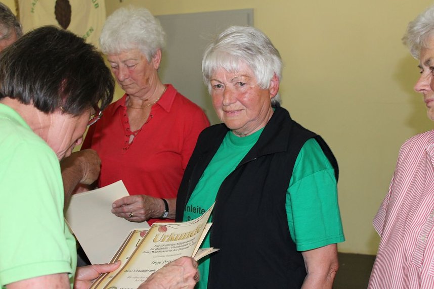  Hainleite-Wanderklub feierte 25-J&auml;hriges