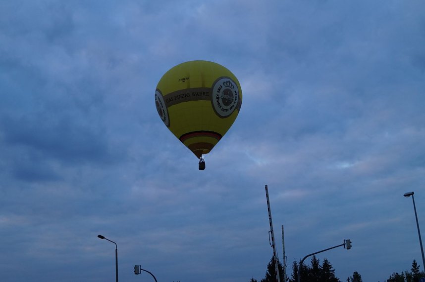 Hei&szlig;luftballon &uuml;ber Nordhausen