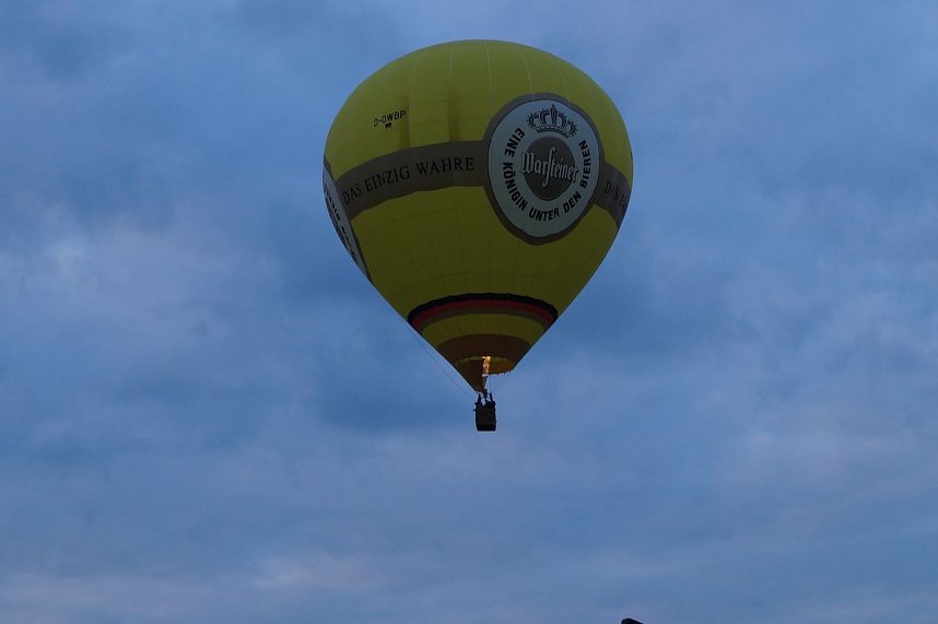 Hei&szlig;luftballon &uuml;ber Nordhausen