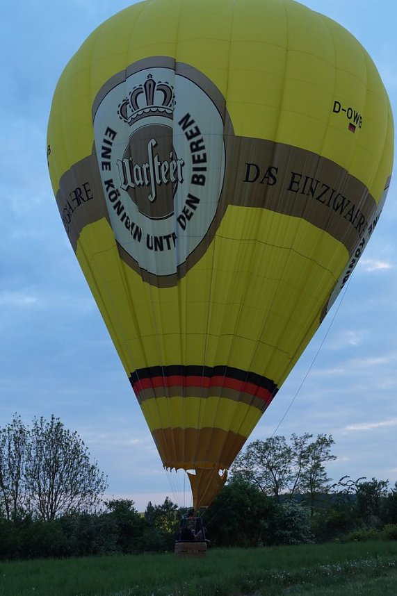 Hei&szlig;luftballon &uuml;ber Nordhausen