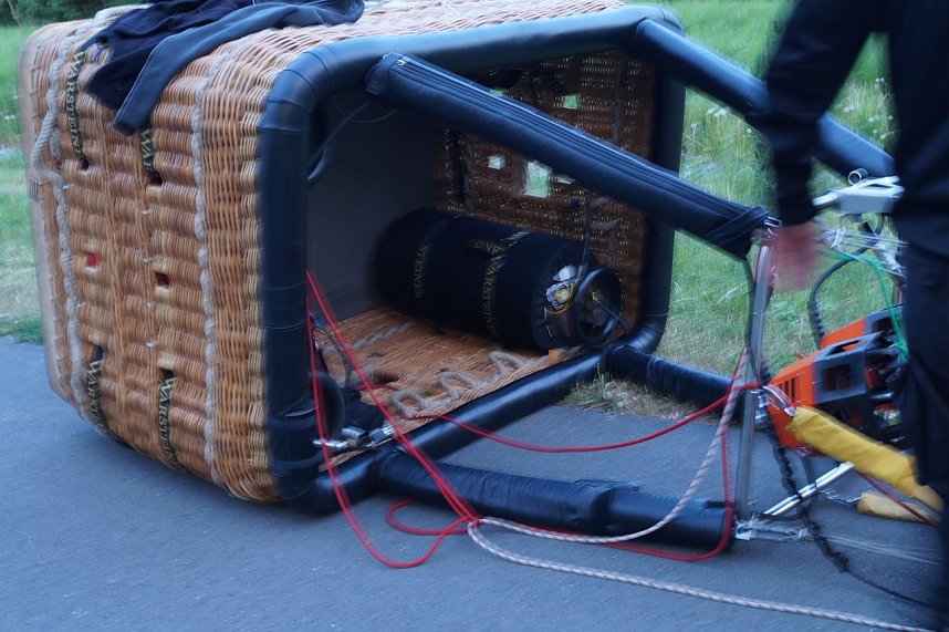 Hei&szlig;luftballon &uuml;ber Nordhausen