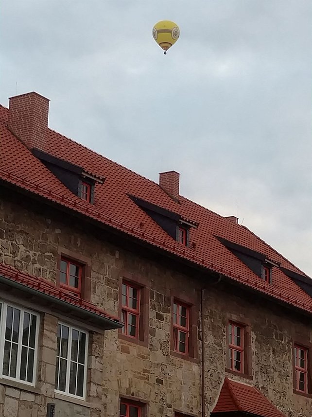 Hei&szlig;luftballon &uuml;ber Nordhausen
