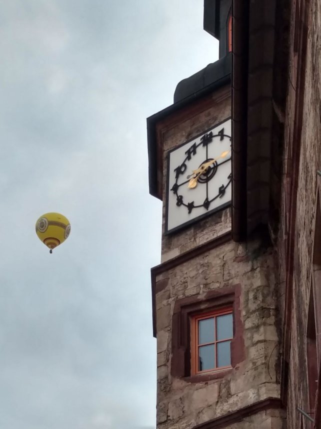Hei&szlig;luftballon &uuml;ber Nordhausen
