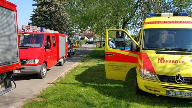 &Uuml;bung f&uuml;r den Ernstfall an der Grundschule Wipperdorf
