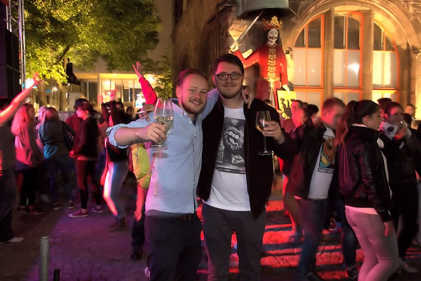 Viertes Nordh&auml;user Weinfest - der Samstagabend