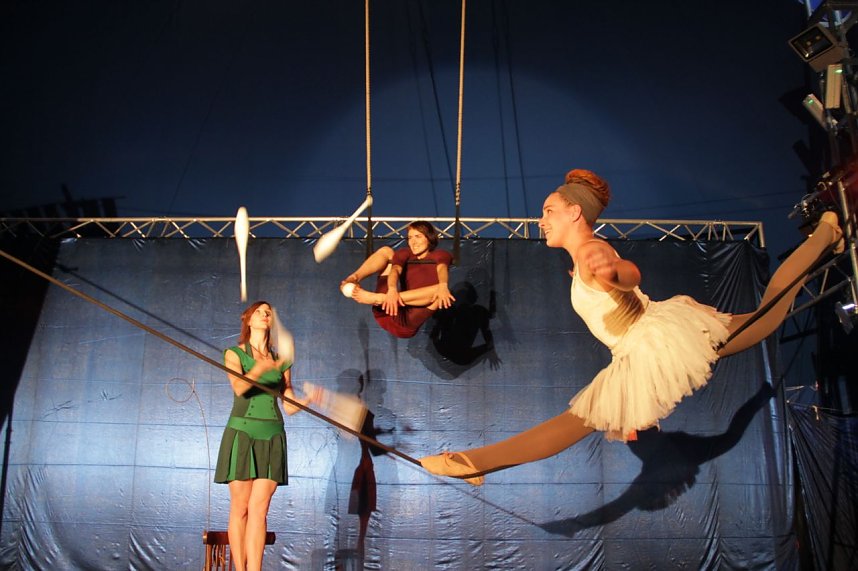 Premiere im neuen Nordh&auml;user Zirkuszelt