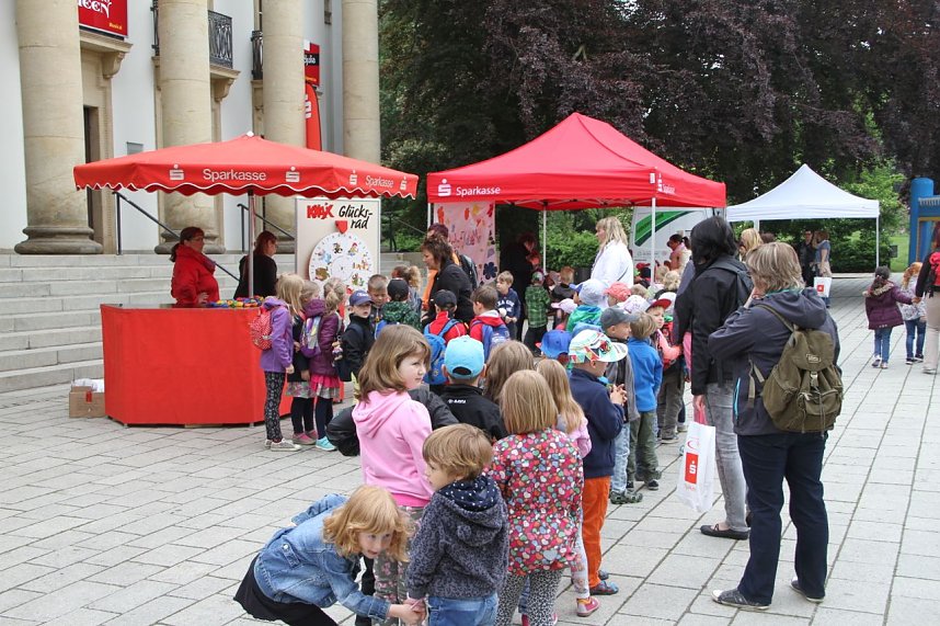 "Sicherheit braucht K&ouml;pfchen" auf dem Theaterplatz Nordhausen