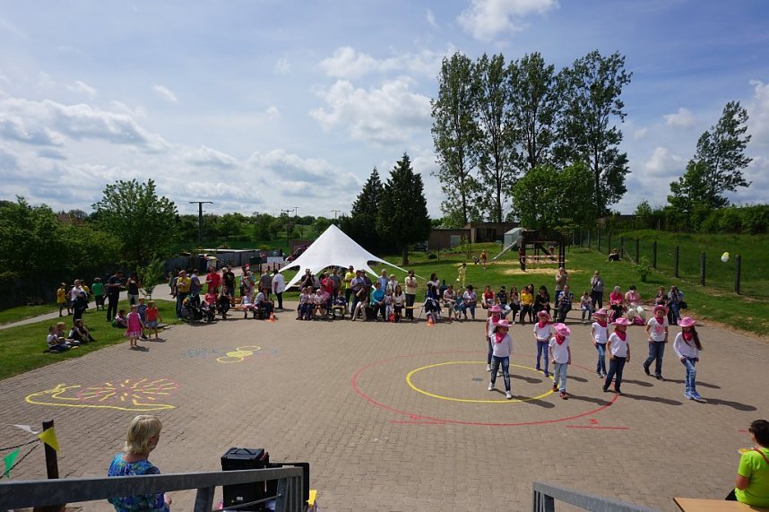 Erste Hohensteintag in Klettenberg: Linedancer in der Grundschule