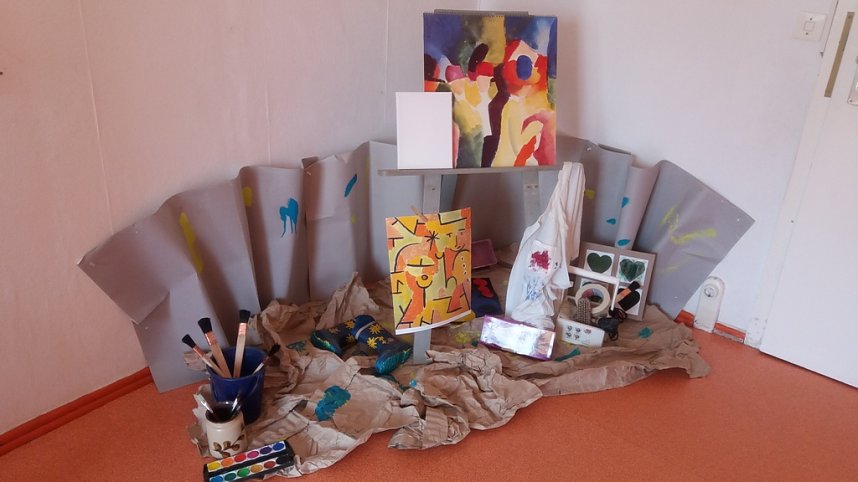 Kinderkunstausstellung in Kita Mackenrode