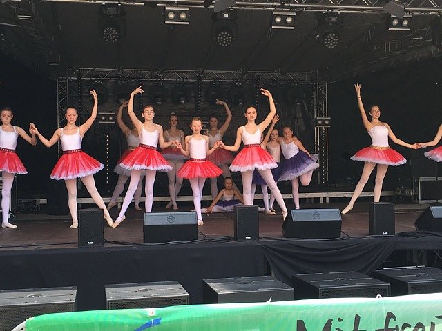 Tanzstudio Radeva beim Residenzfest in Sondershausen