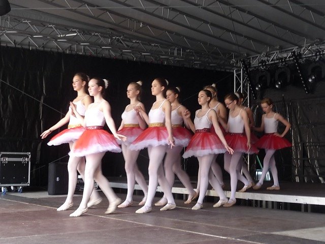 Tanzstudio Radeva beim Residenzfest in Sondershausen