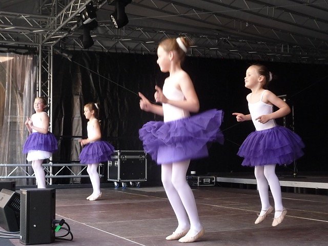 Tanzstudio Radeva beim Residenzfest in Sondershausen