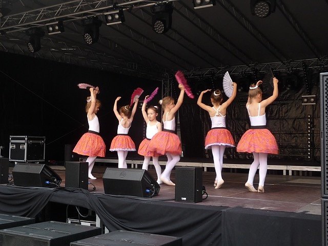 Tanzstudio Radeva beim Residenzfest in Sondershausen