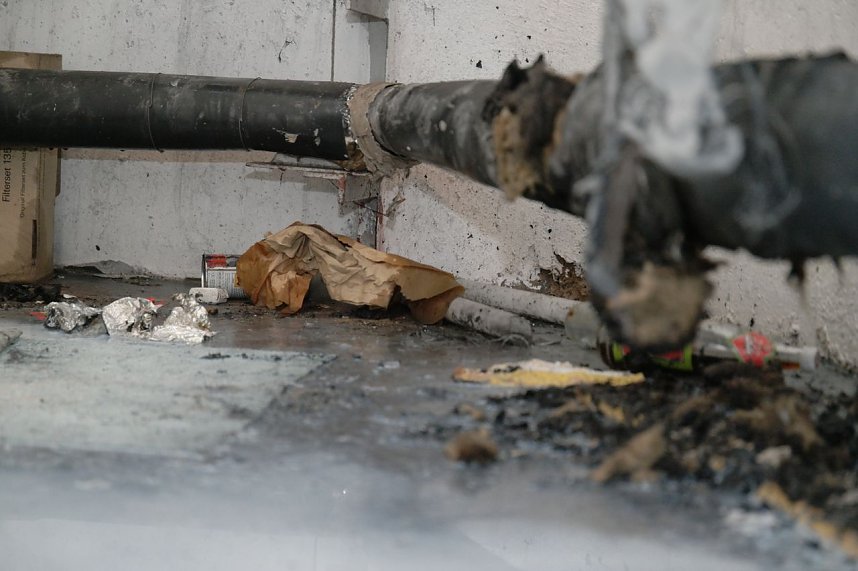 Kellerbrand in Nordhausen