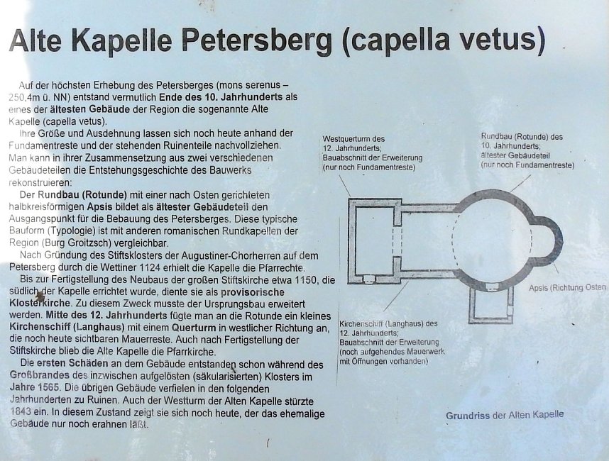 Petersberg zwischen Halle und K&ouml;then