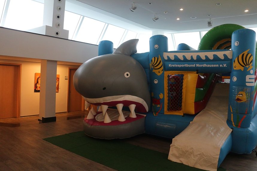 Indoor Kinderfest bei der Nordh&auml;user Kreissparkasse