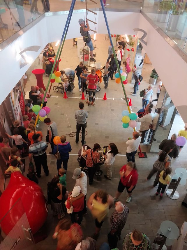 Indoor Kinderfest bei der Nordh&auml;user Kreissparkasse