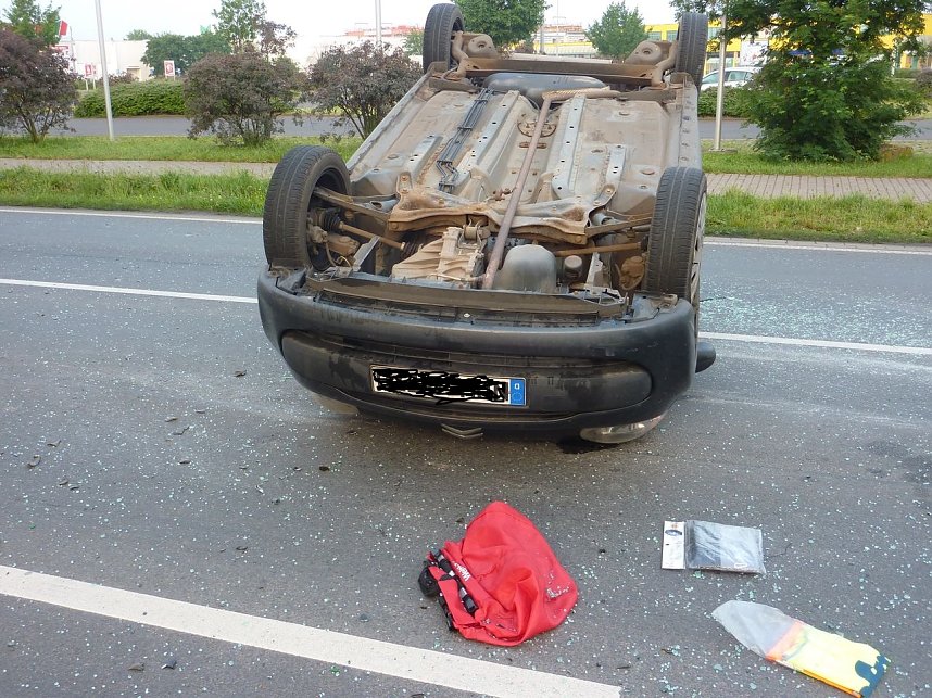 Unfall in der Helmestra&szlig;e