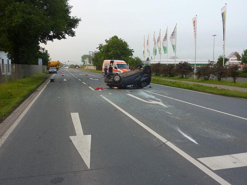 Unfall in der Helmestra&szlig;e