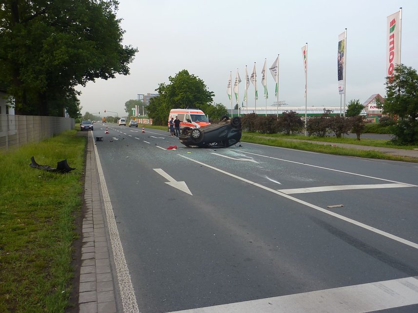 Unfall in der Helmestra&szlig;e
