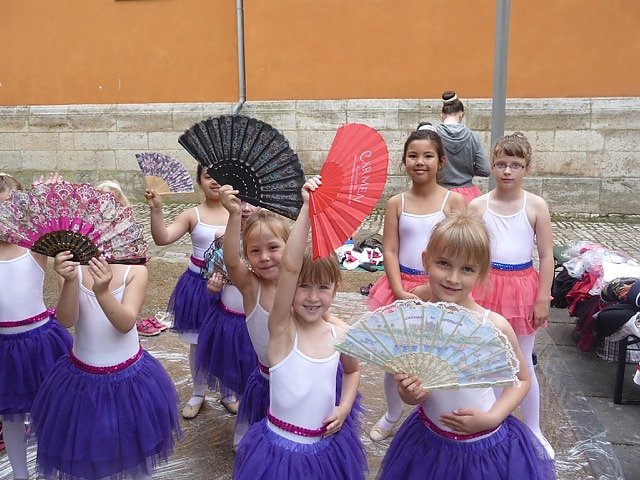 Tanzstudio Radeva beim Residenzfest in Sondershausen