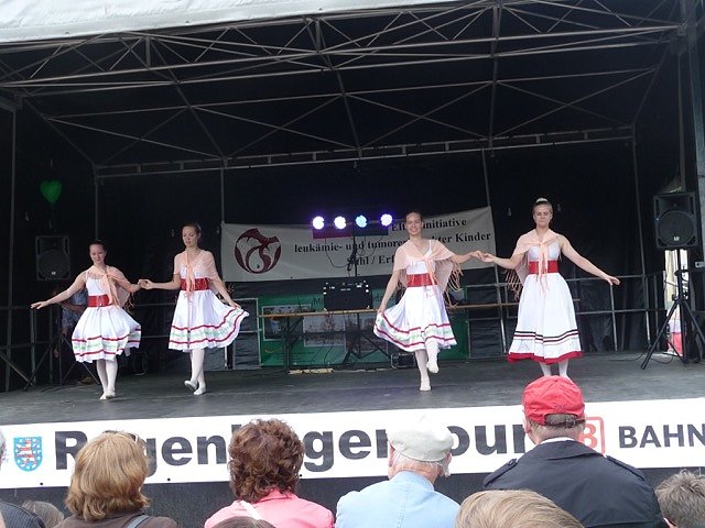 Tanzstudio Radeva beim Residenzfest in Sondershausen