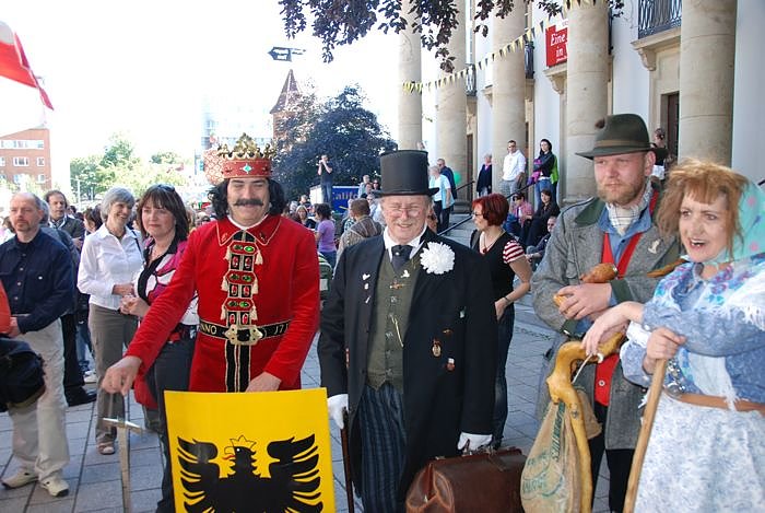 &Uuml;bergabe des Roland in Gold