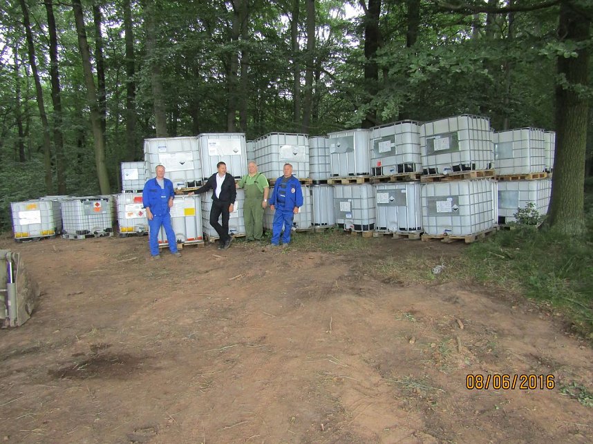 Am Ort der Sprengung