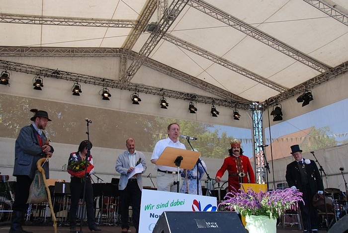 &Uuml;bergabe des Roland in Gold