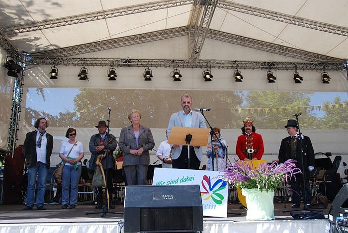 &Uuml;bergabe des Roland in Gold