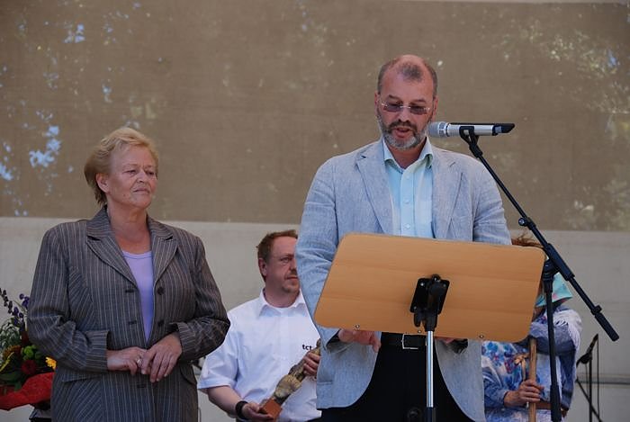 &Uuml;bergabe des Roland in Gold