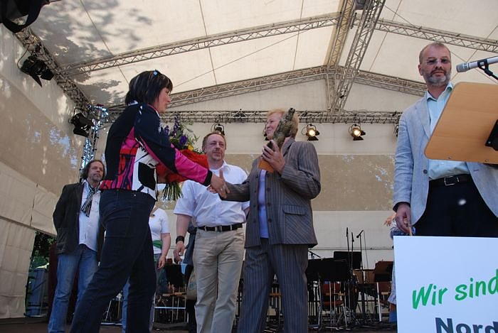 &Uuml;bergabe des Roland in Gold