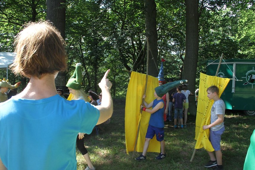 Proben auf dem Burgberg - am Samstag ist es soweit - Ritter Rost feiert auf dem Ilfelder Burgberg Geburtstag