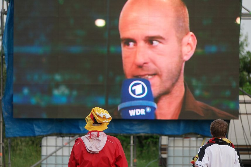 Erstes Public Viewing in Nordhausen