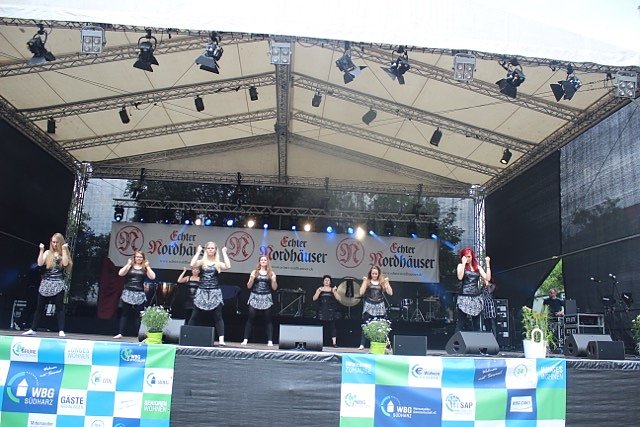 Das Tanzstudio Radeva gab auf dem Rolandsfest die Highlights ihres Repertoires zum Besten