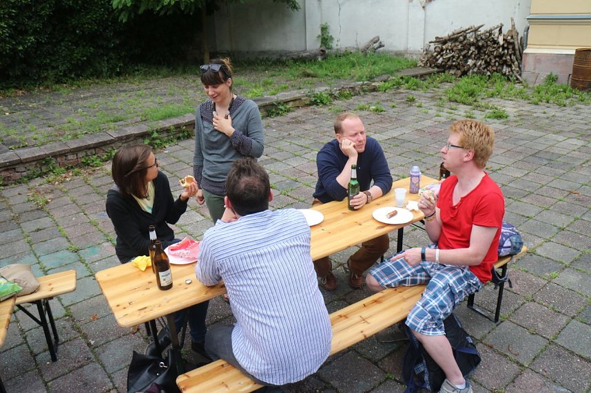 Internationaler Grillabend des Deutsch-Englischen Stammtisches