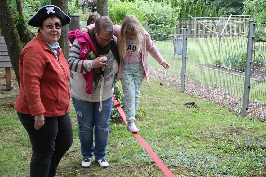 Jede Menge Aktionen und viele fr&ouml;hliche Kinder auf dem Sommerfest des Nordh&auml;user Familienzentrums