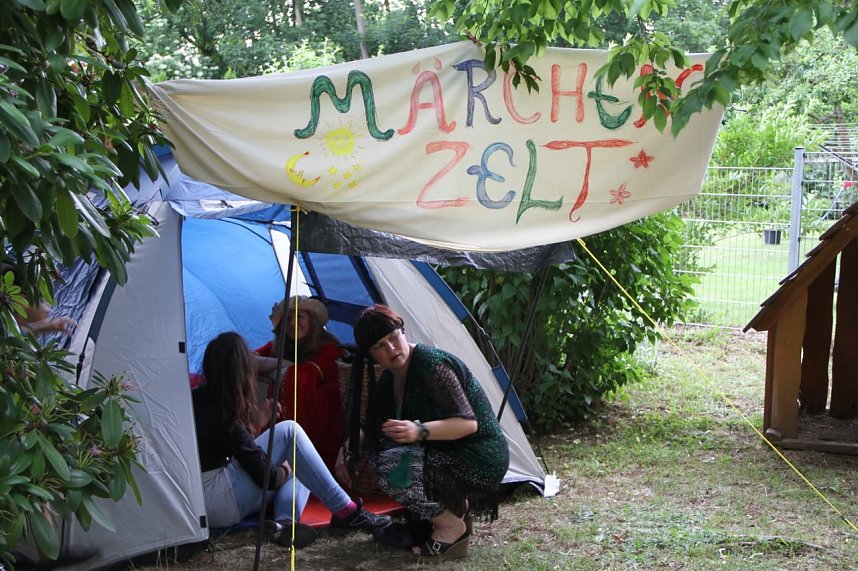 Jede Menge Aktionen und viele fr&ouml;hliche Kinder auf dem Sommerfest des Nordh&auml;user Familienzentrums