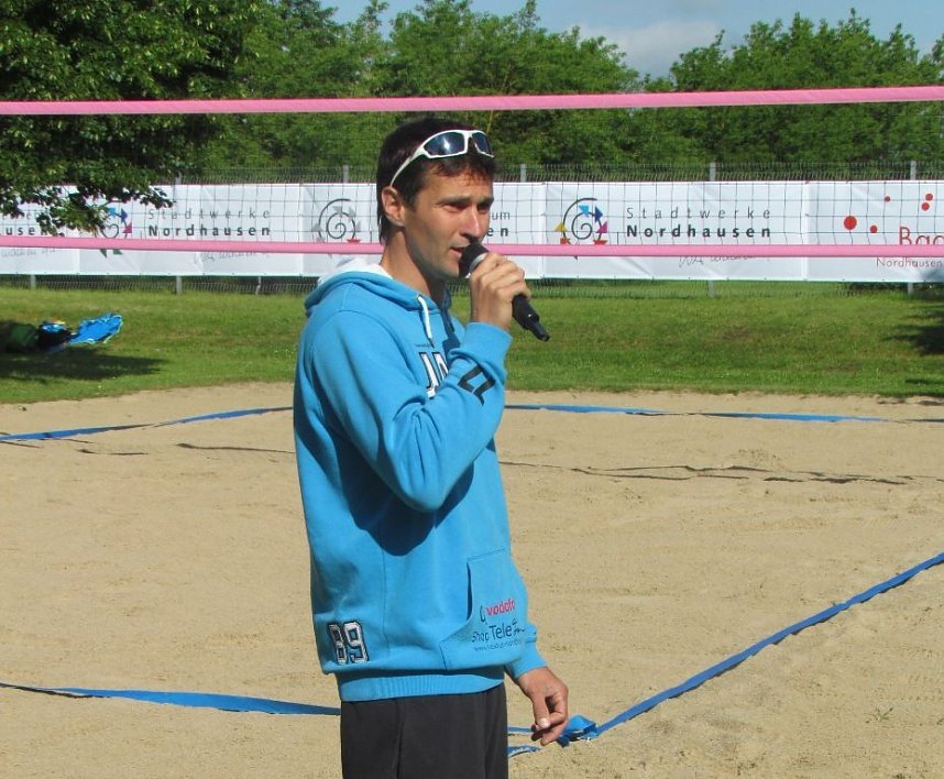 Toller Sport am Kiesteich-Strand
