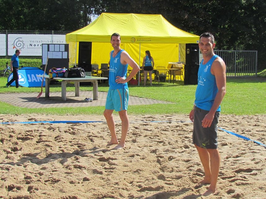 Toller Sport am Kiesteich-Strand