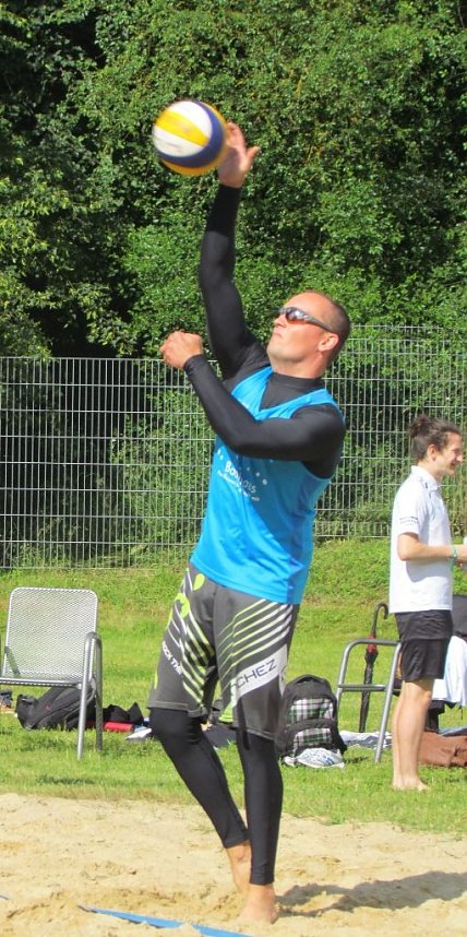 Toller Sport am Kiesteich-Strand