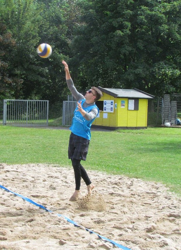 Toller Sport am Kiesteich-Strand