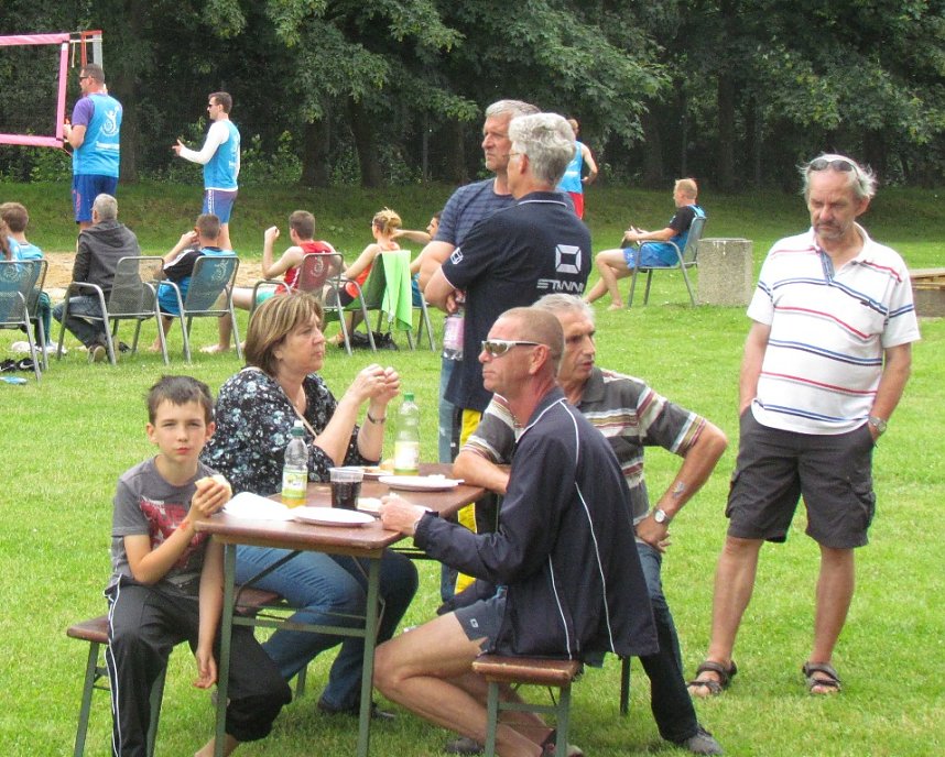 Toller Sport am Kiesteich-Strand