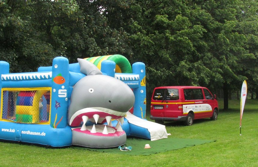 Toller Sport am Kiesteich-Strand