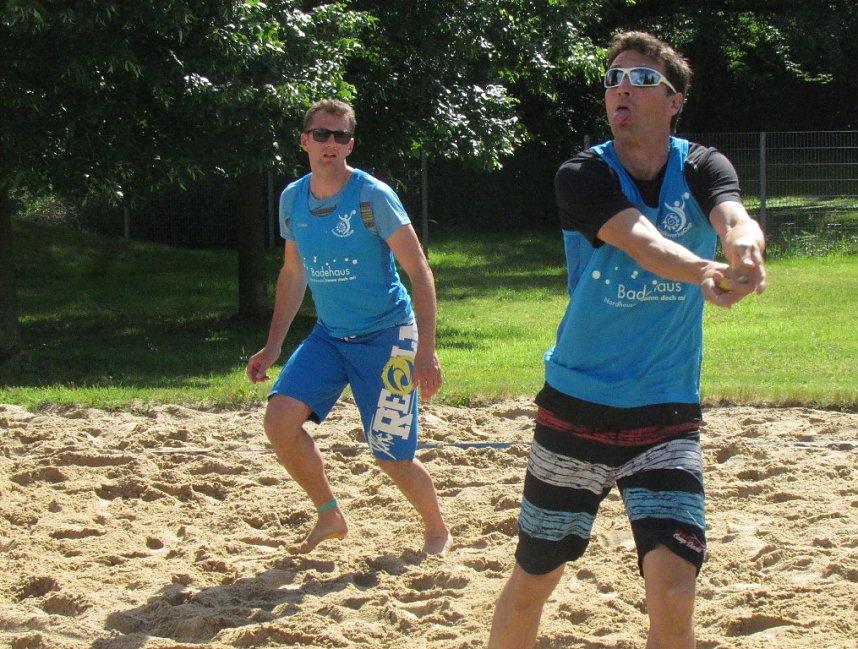 Toller Sport am Kiesteich-Strand