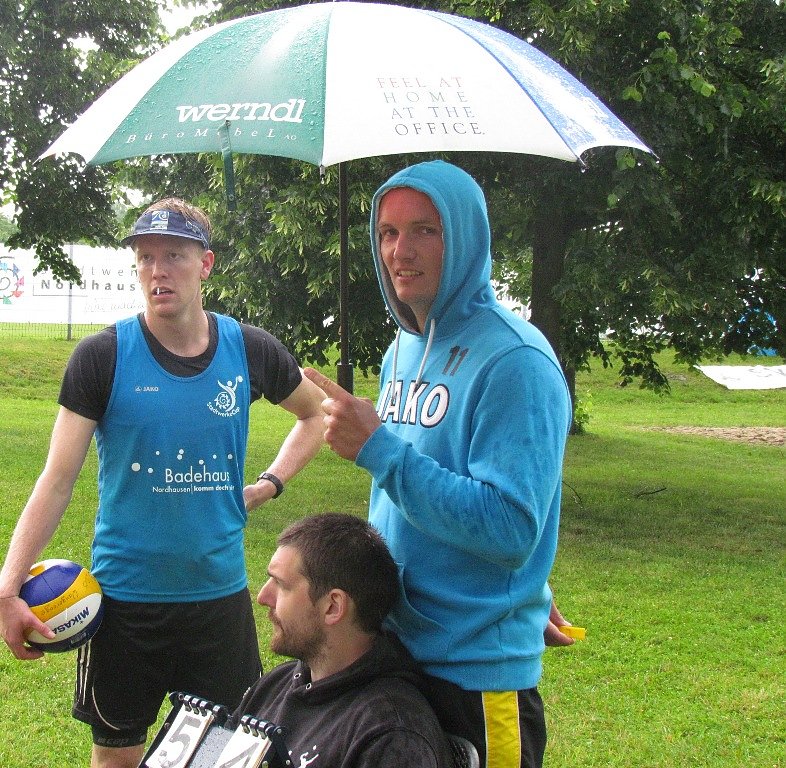 Toller Sport am Kiesteich-Strand
