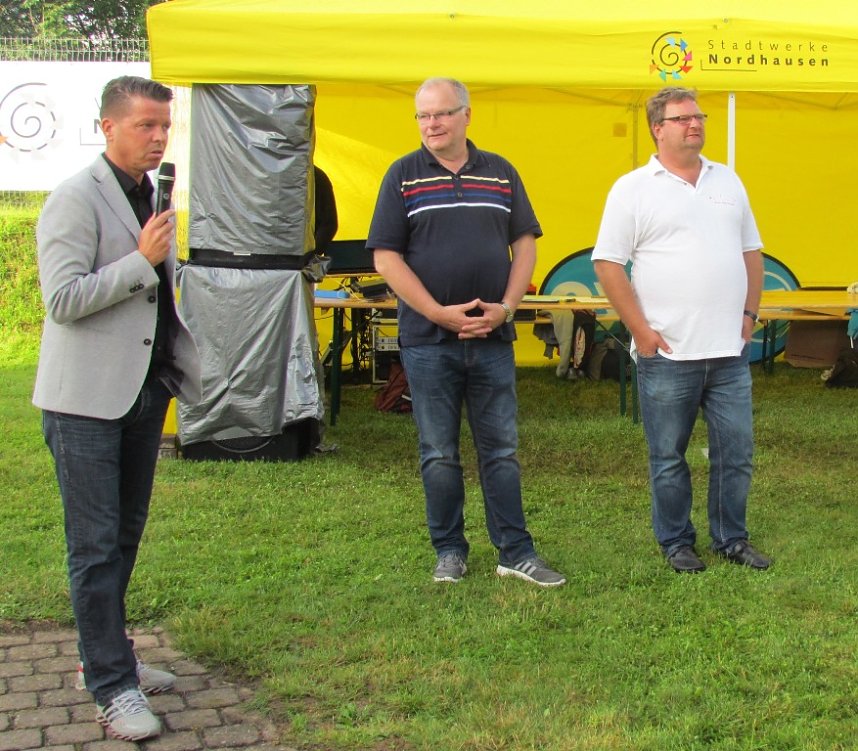 Toller Sport am Kiesteich-Strand