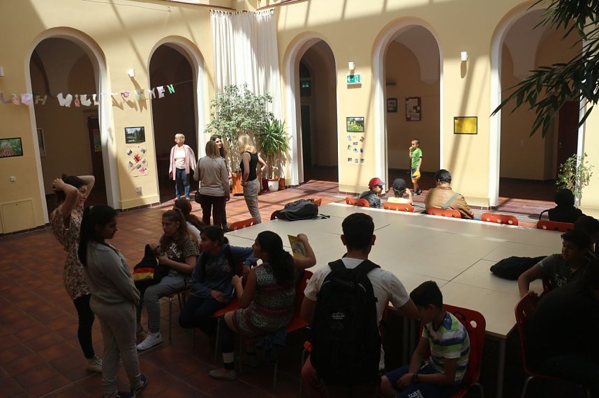 Fotoausstellung im Atrium der Petersbergschule